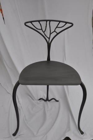 Chaise fer forgé jardin Rennes 35