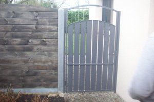 Portillon de jardin en fer à Rennes